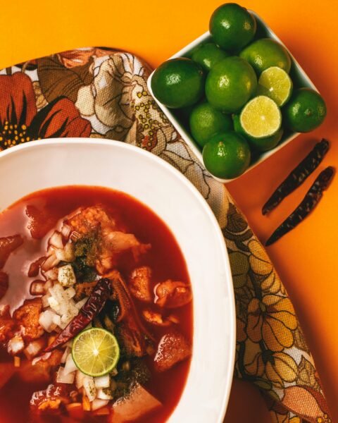 Pozole rojo y tostadas — La Güera de Huauchinango